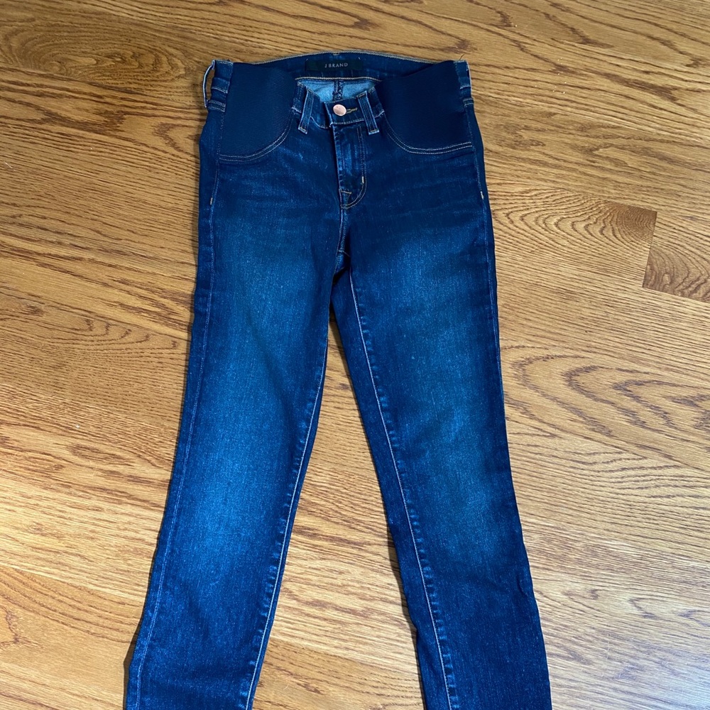J Brand Mama J Skinny Maternity Jeans in Fleeting